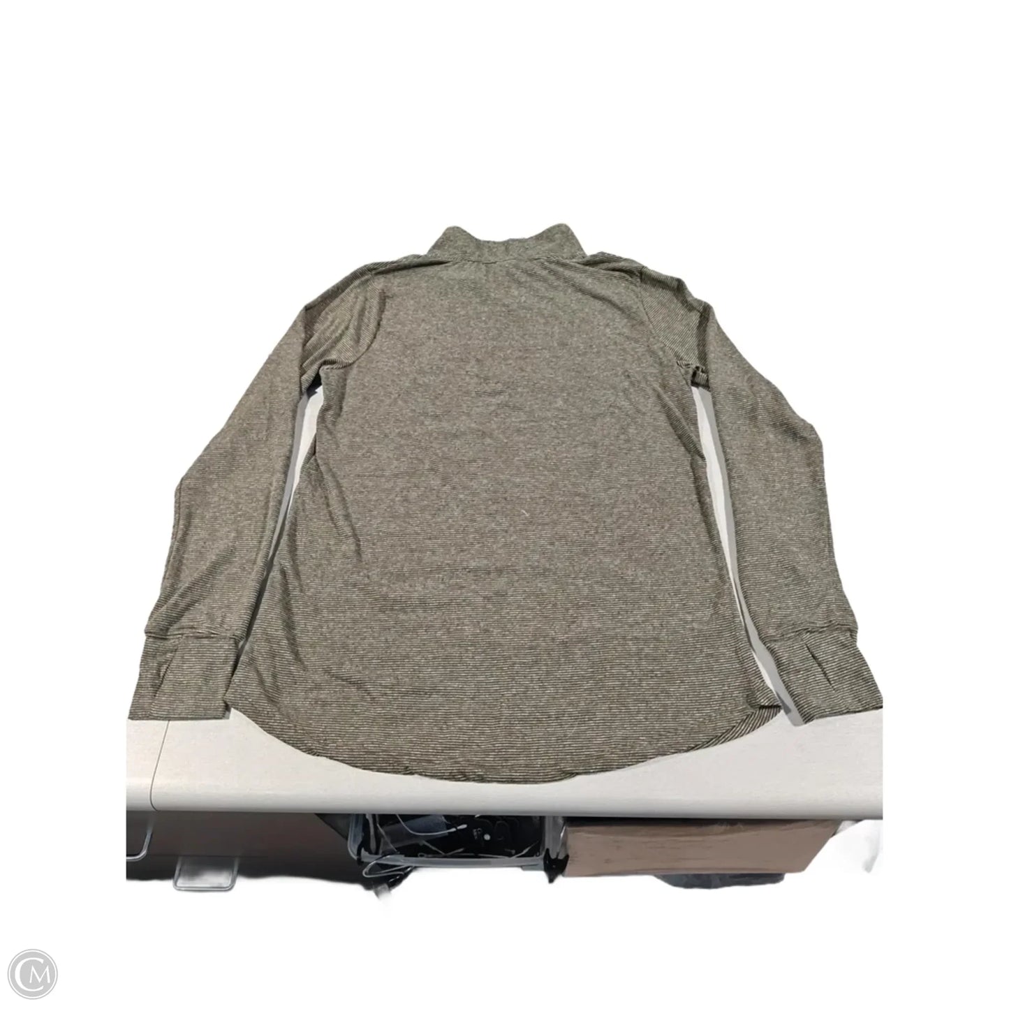 Athletic Top Long Sleeve Collar By Cmc In Green, Size: Xl