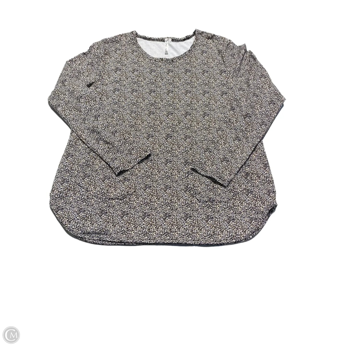 Blouse 3/4 Sleeve By Lulu B In Animal Print, Size: L