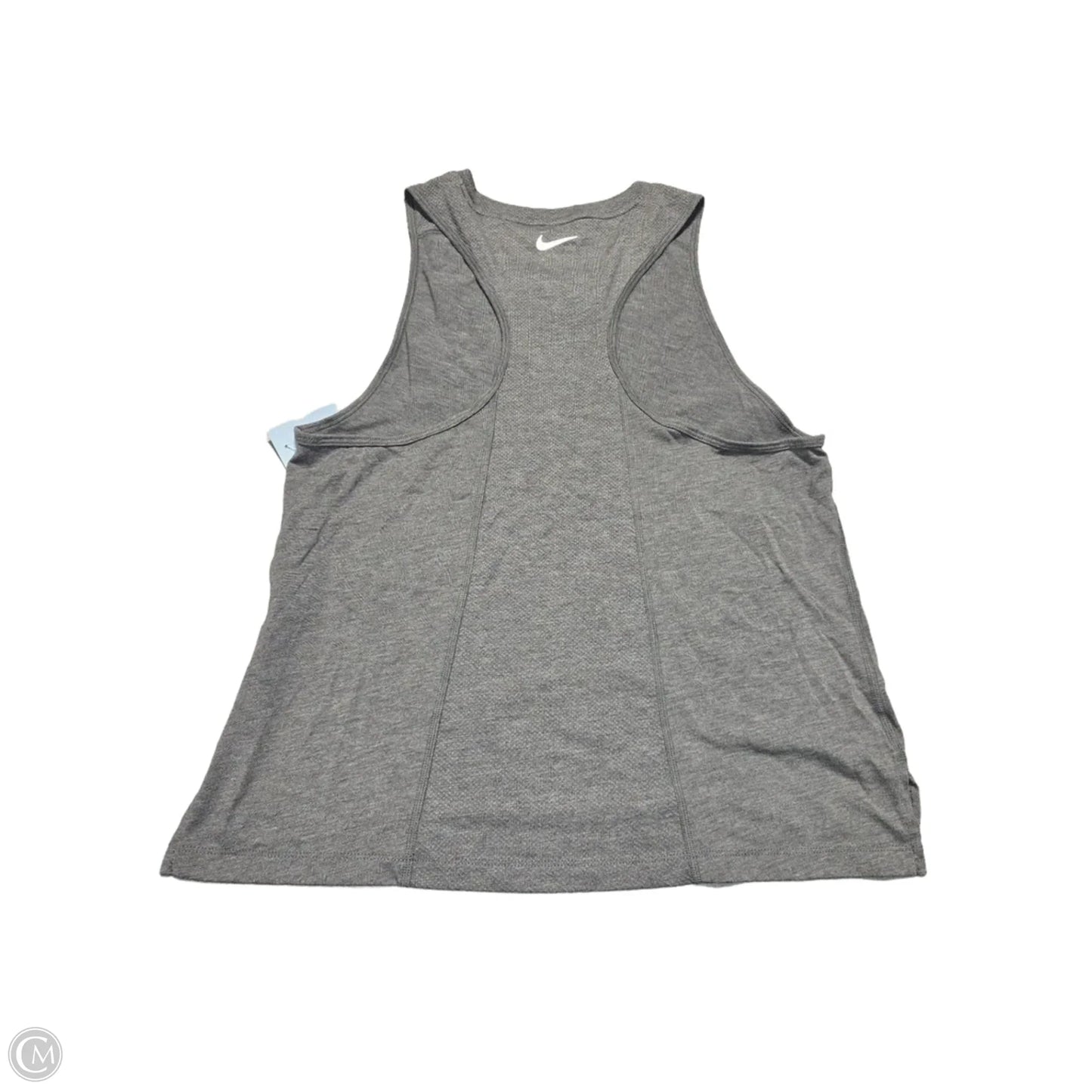 Athletic Tank Top By Nike In Grey, Size: M