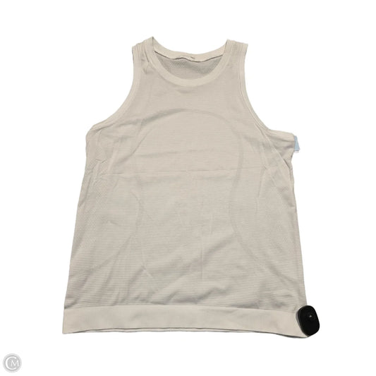 Athletic Tank Top By Lululemon In White, Size: M