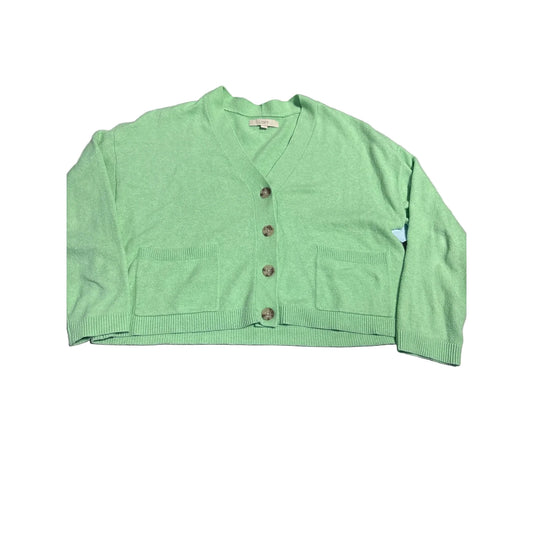 Cardigan By Loft In Green, Size: L