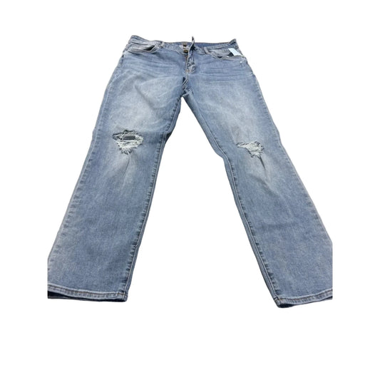 Jeans Boyfriend By Kut In Blue Denim, Size: 14