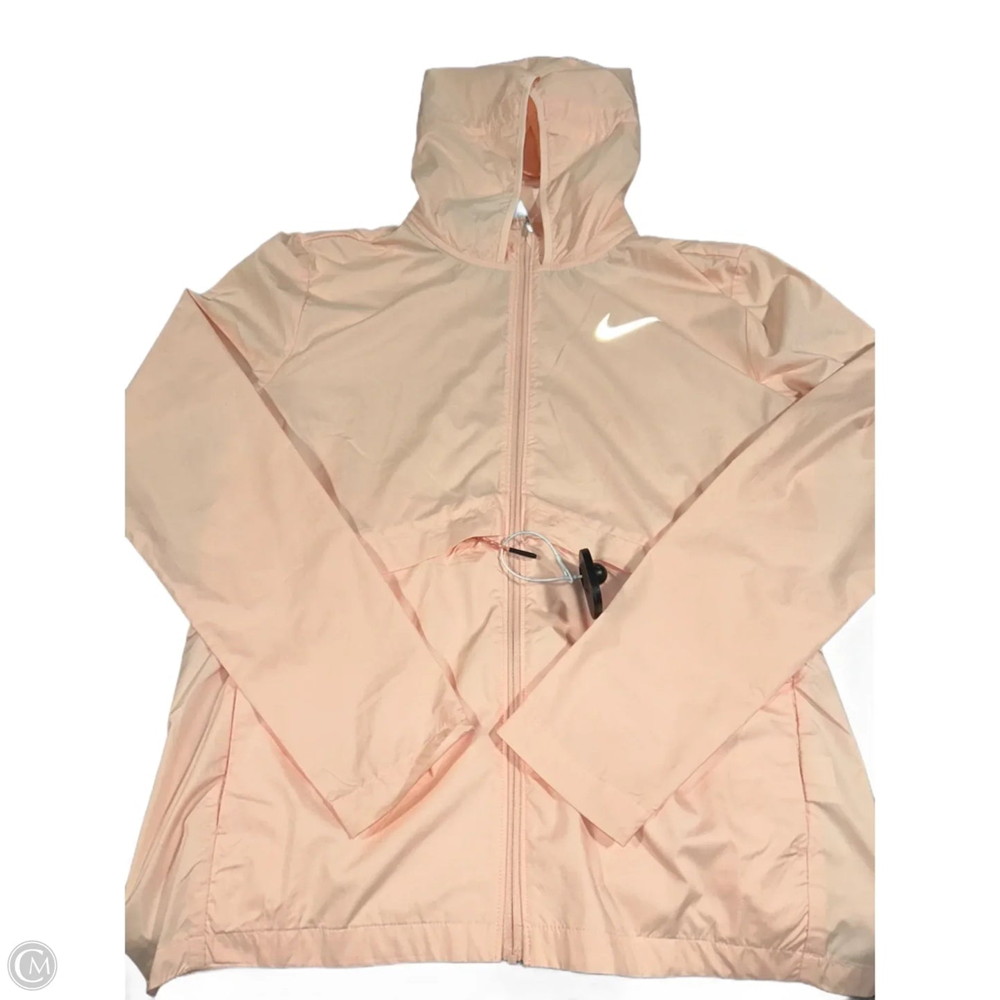 Athletic Jacket By Nike In Coral, Size: Xs
