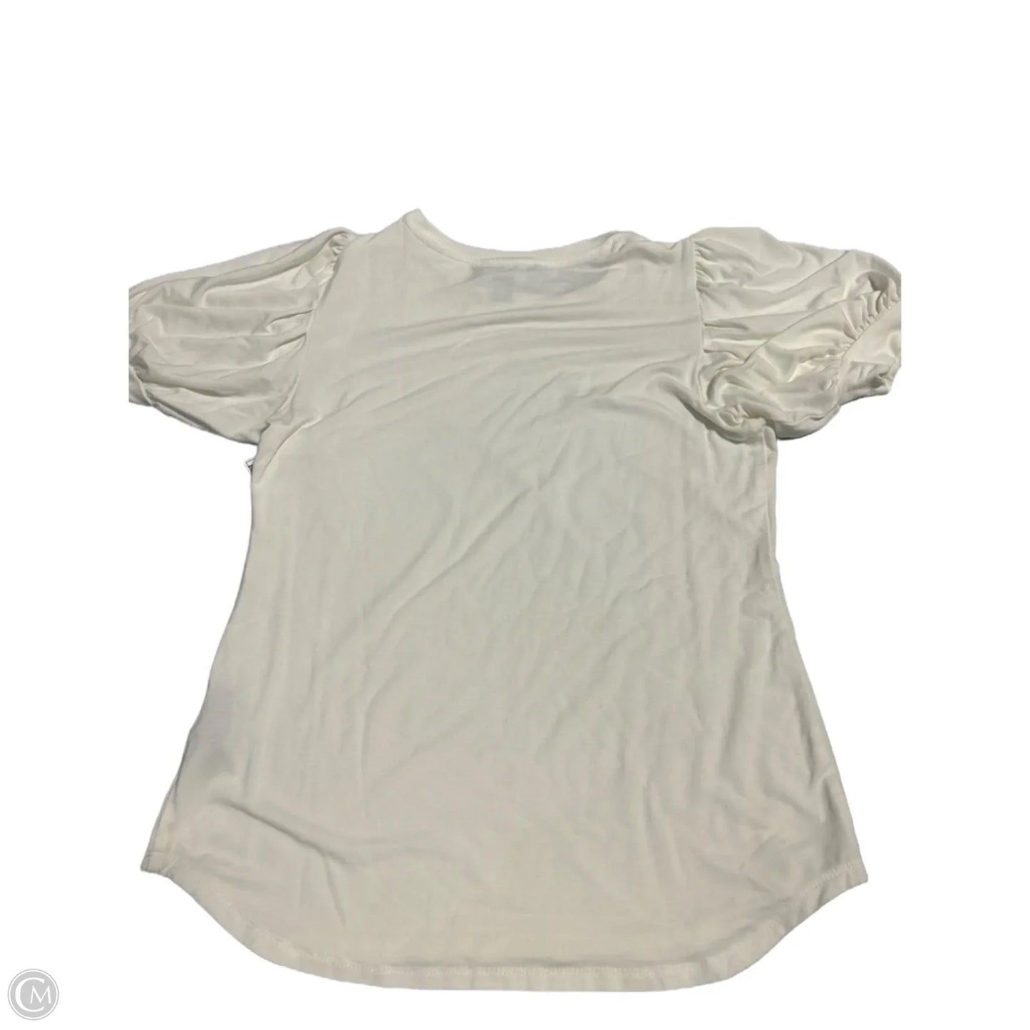 Top Short Sleeve By Premise In White, Size: Sp