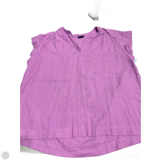 Blouse Short Sleeve By Splendid In Purple, Size: M