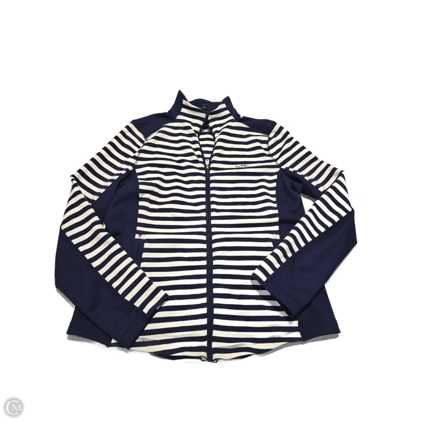 Jacket Other By Lauren By Ralph Lauren In Striped Pattern, Size: Xl