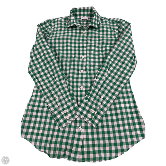 Top Long Sleeve By J. Crew In Green, Size: Xsp