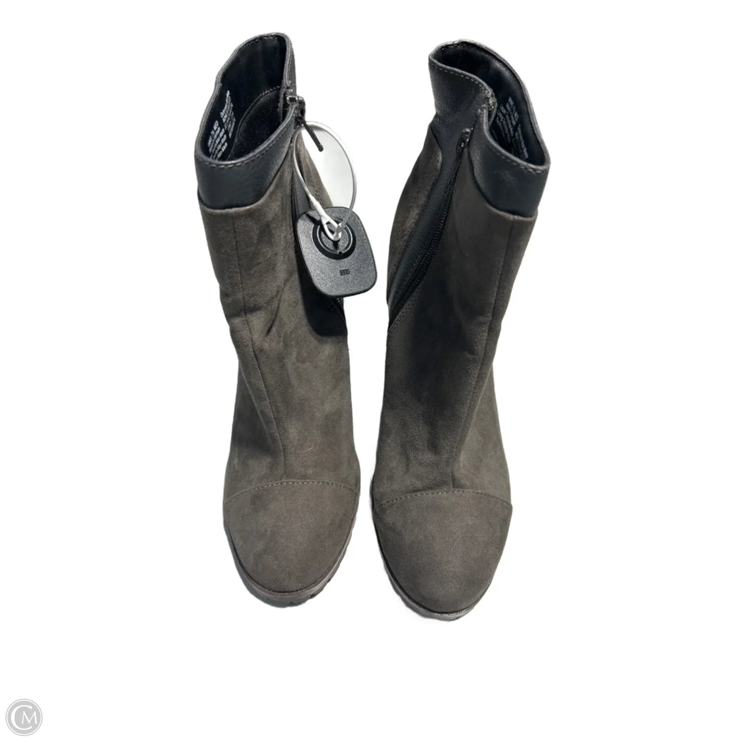 Boots Ankle Heels By Juicy Couture In Grey, Size: 7.5