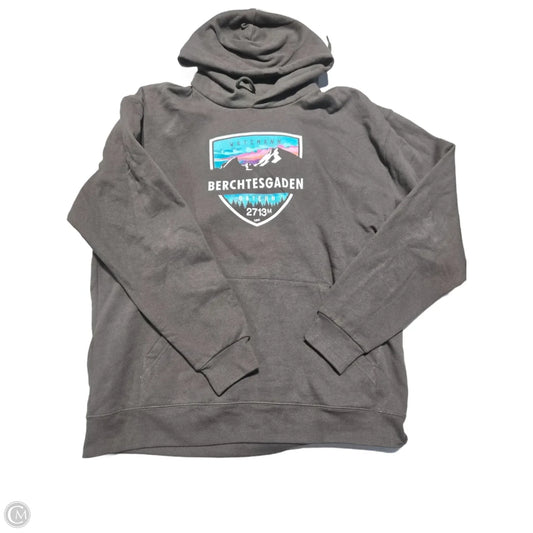 Sweatshirt Hoodie By Cmc In Grey, Size: L