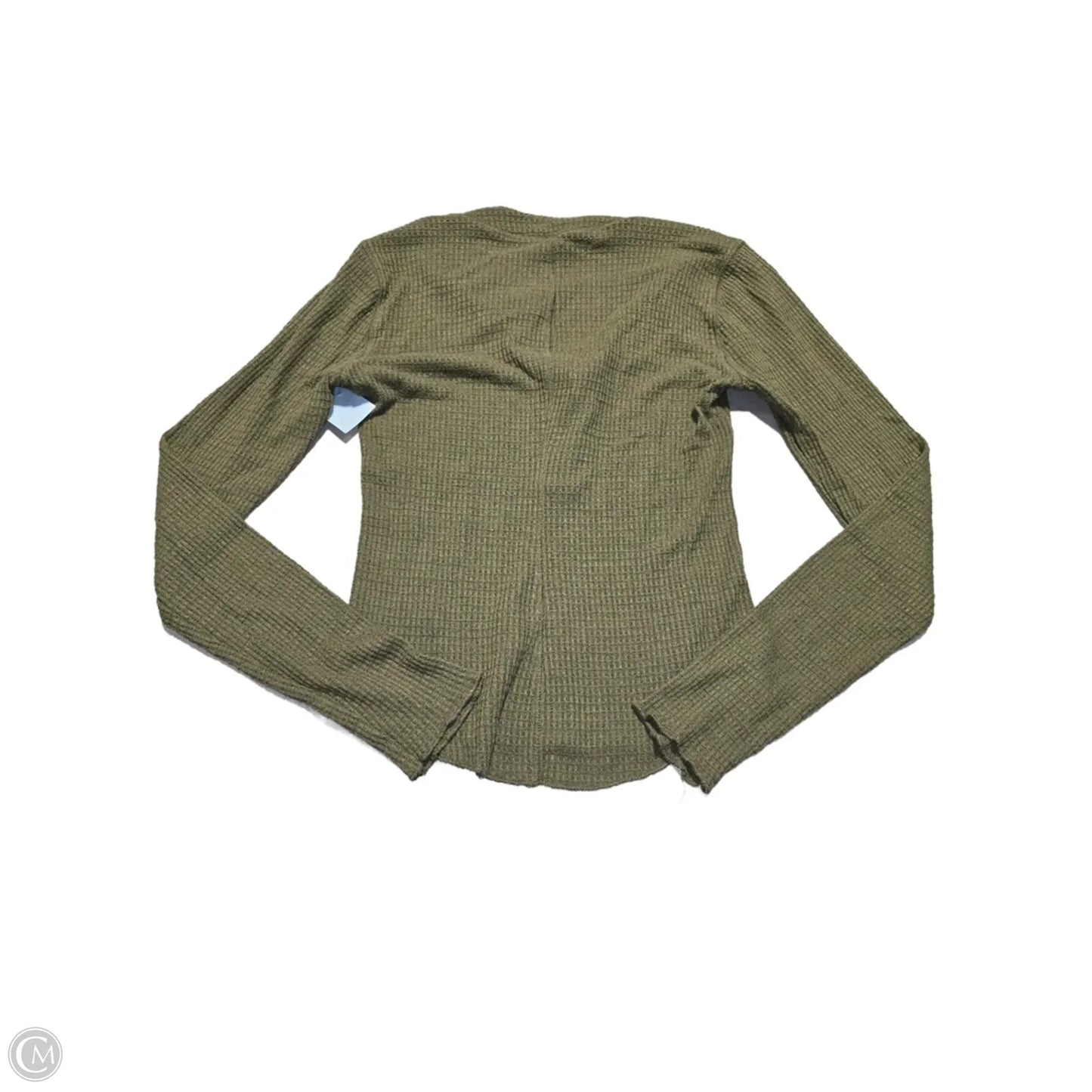 Top Long Sleeve By Free People In Green, Size: S