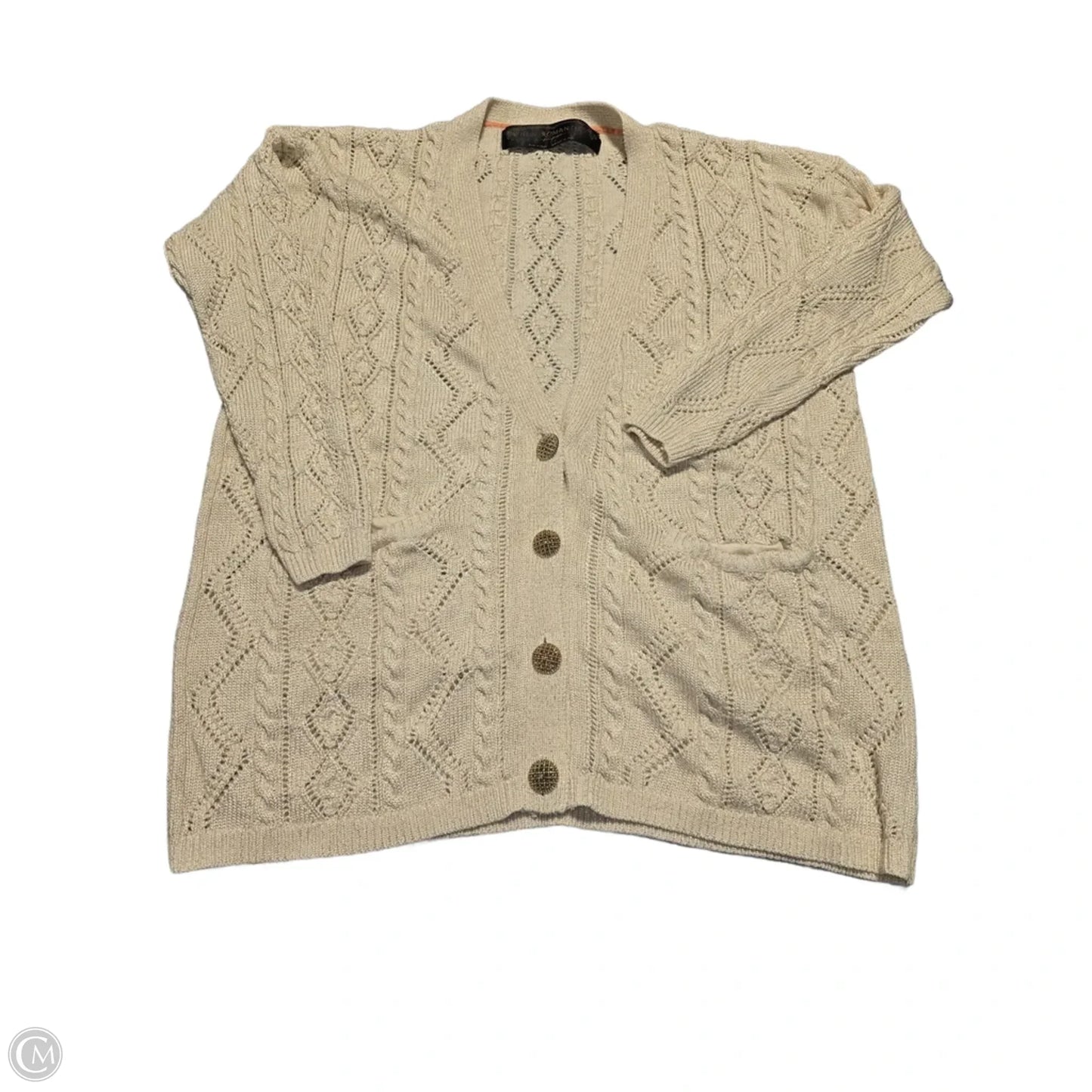Cardigan By Free People In Gold, Size: S