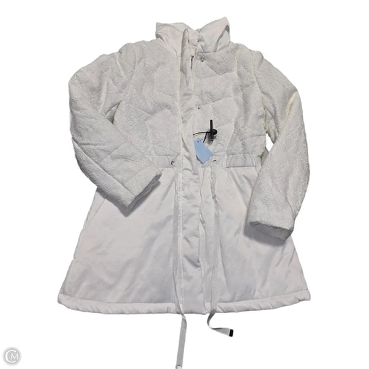 Coat Puffer & Quilted By White House Black Market In White, Size: Xsp