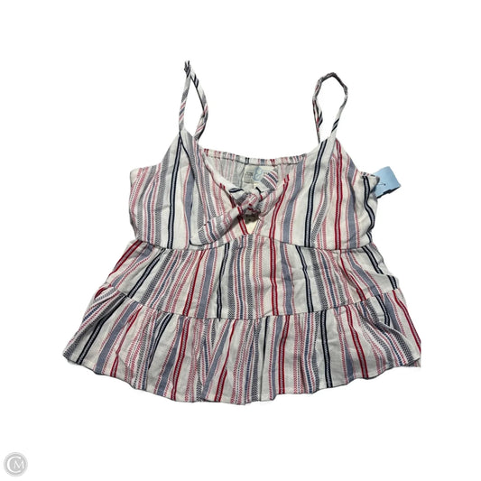 Tank Top By Jun & Ivy In Blue & Red, Size: S