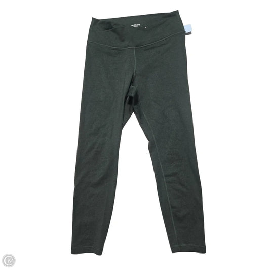 Athletic Leggings By Old Navy In Green, Size: L