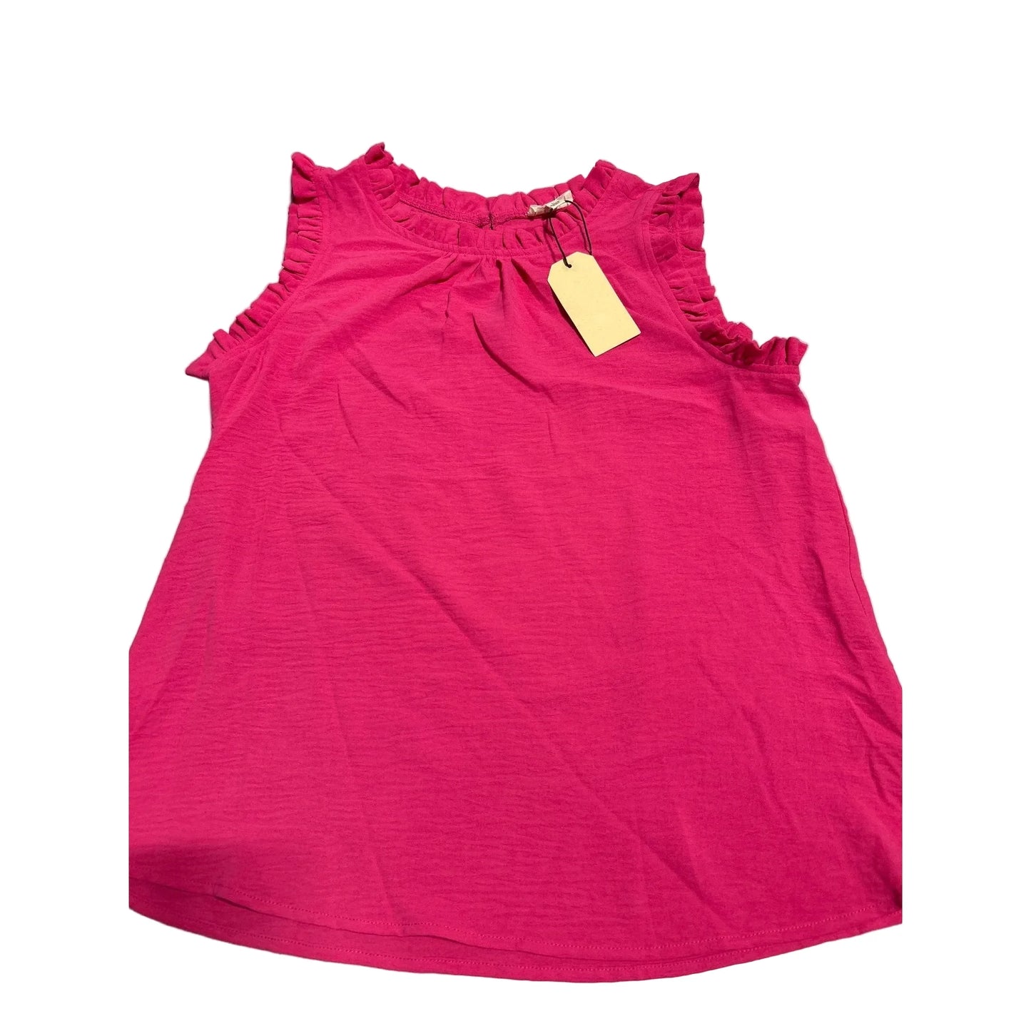 Top Sleeveless By Cmc In Pink, Size: L