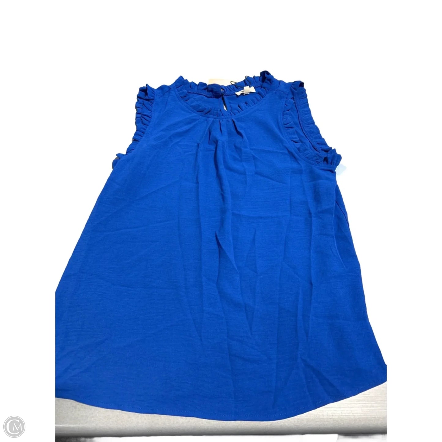 Top Sleeveless By Cmc In Blue, Size: L