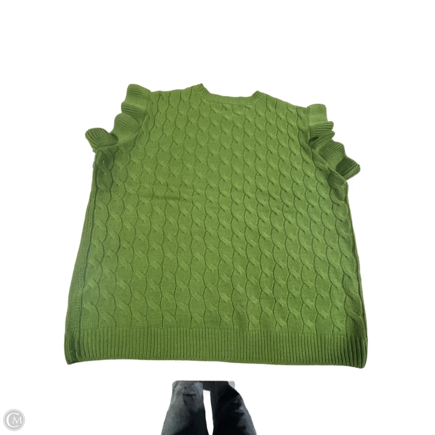 Top Short Sleeve By Cato In Green, Size: Xxl