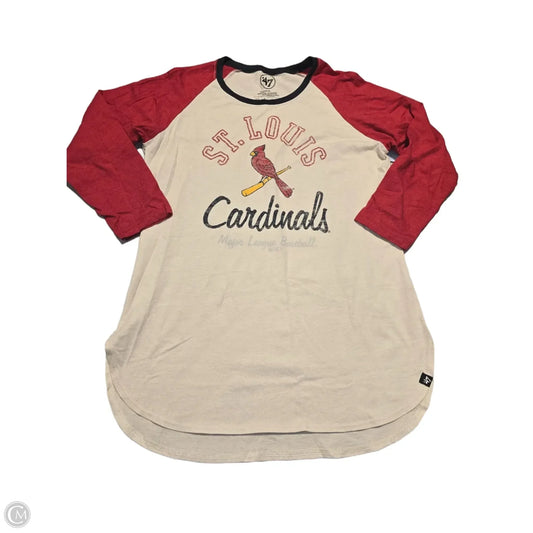 Top 3/4 Sleeve By Cmc In Cream, Size: M