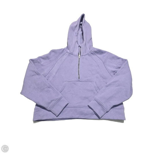 Top Long Sleeve By Cmc In Purple, Size: L