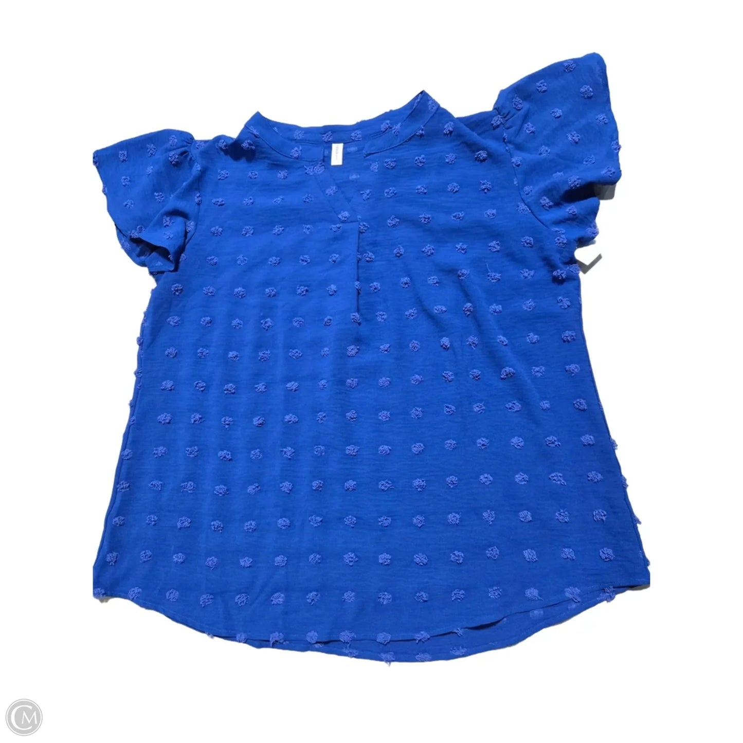 Top Short Sleeve By Cmc In Beige, Size: Xxl