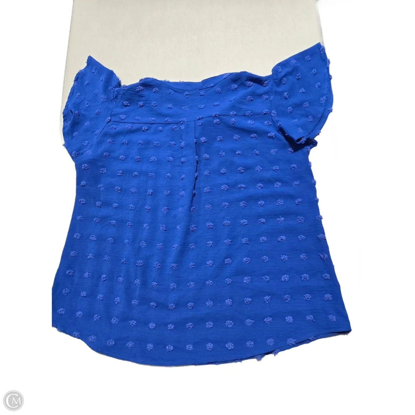 Top Short Sleeve By Cmc In Beige, Size: Xxl