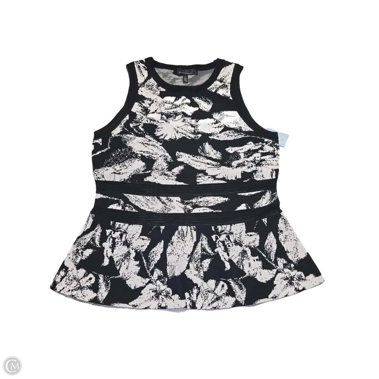 Tank Top By White House Black Market In Black & White, Size: L