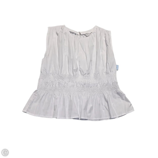 Top Sleeveless By Calvin Klein In White, Size: L