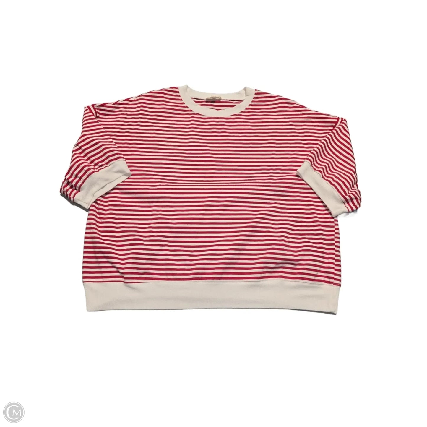 Top Short Sleeve By La Miel In Red & White, Size: S