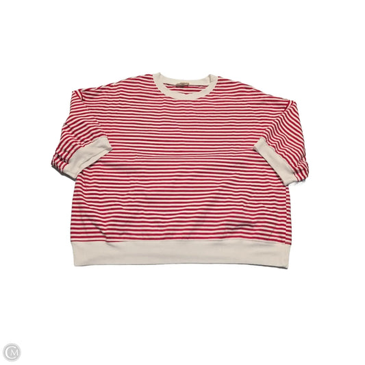 Top Short Sleeve By La Miel In Red & White, Size: S
