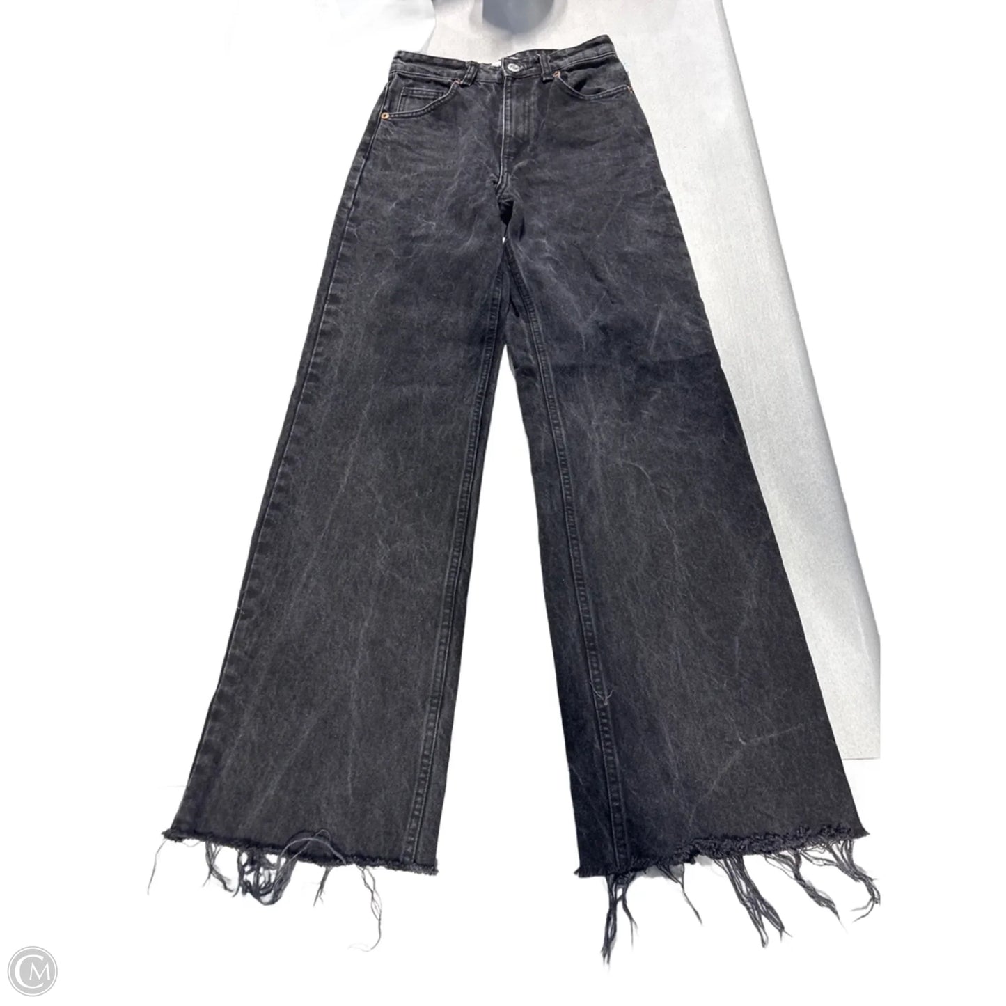 Jeans Boot Cut By Zara In Black, Size: 2