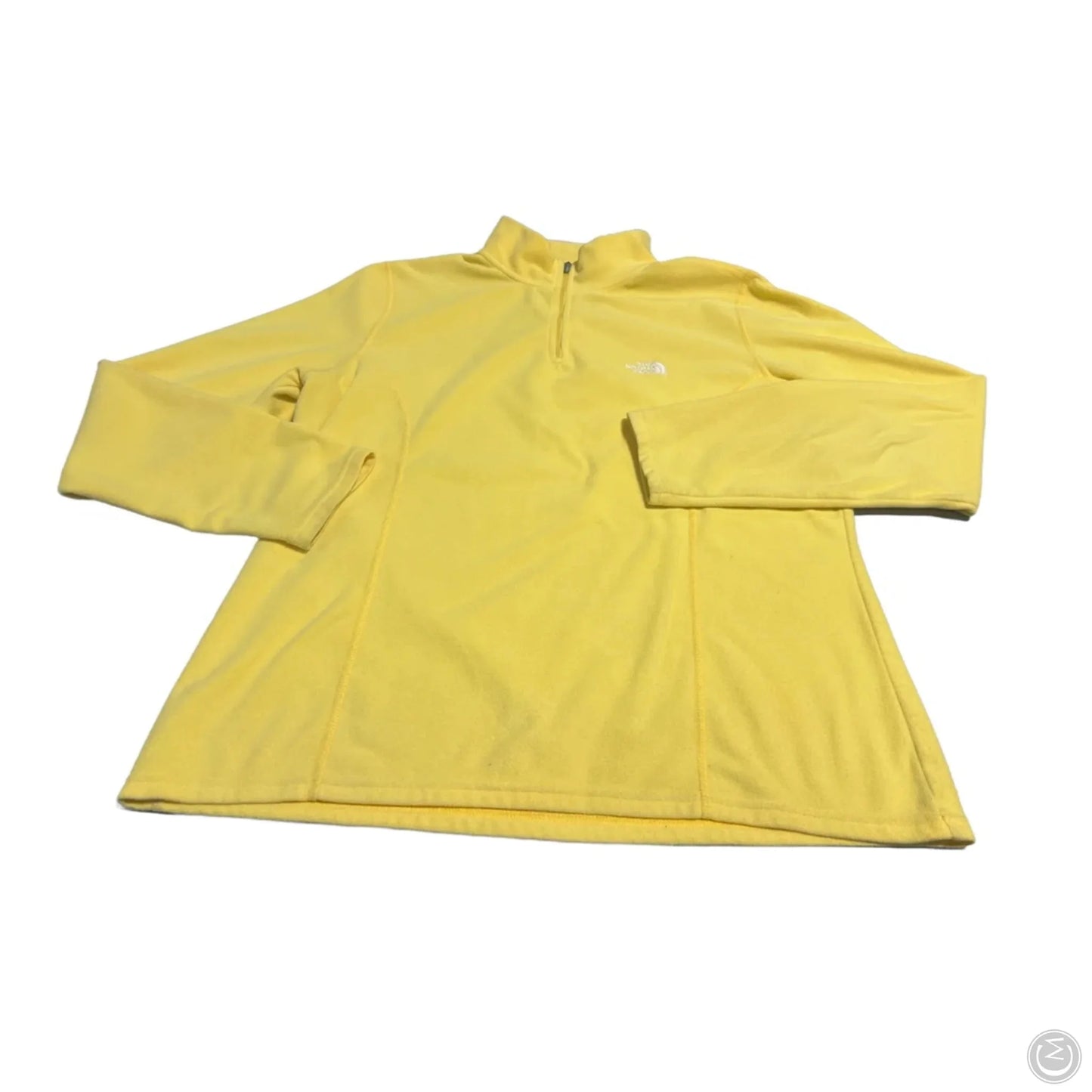 Top Long Sleeve By The North Face In Yellow, Size: Xl
