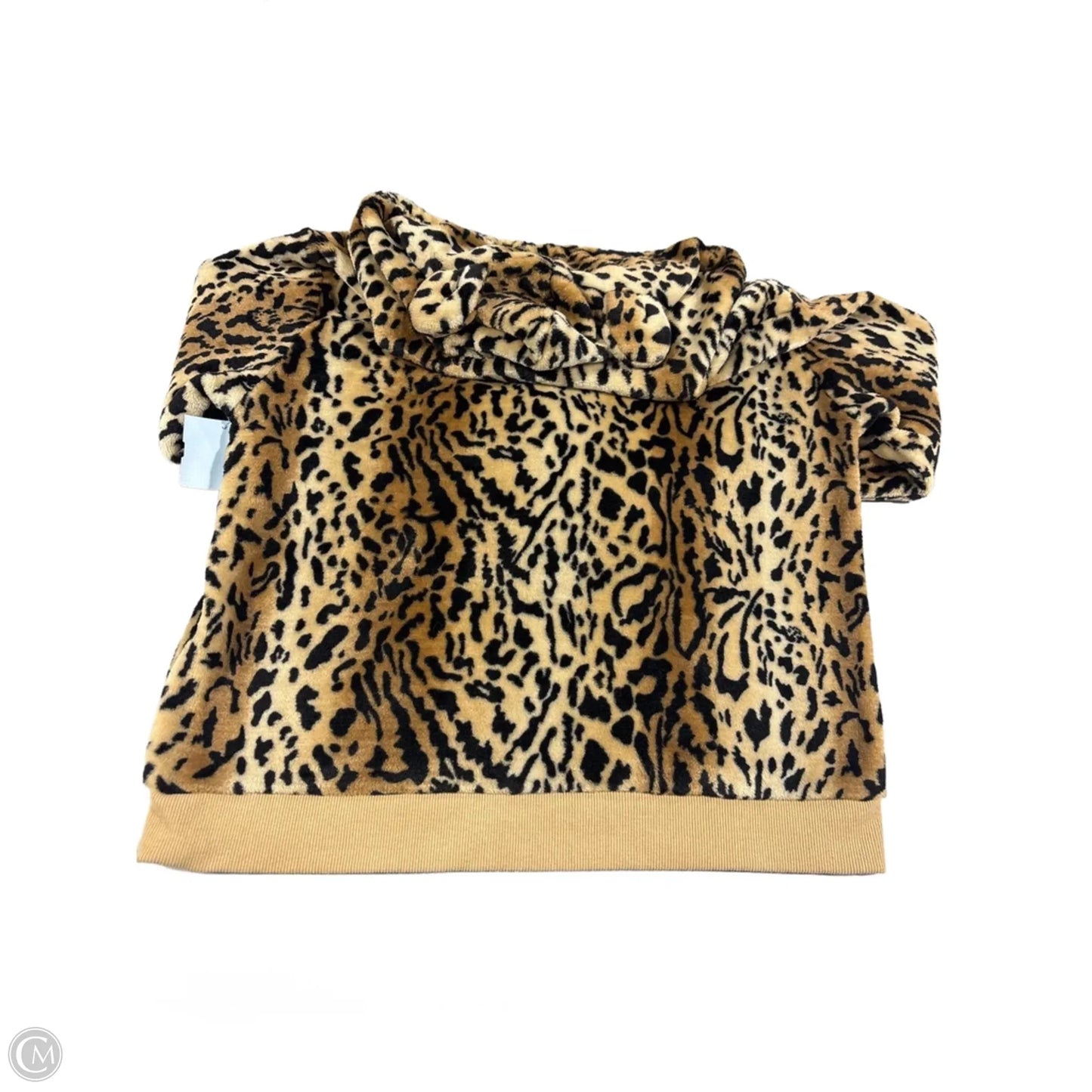 Sweatshirt Hoodie By Cmc In Animal Print, Size: L