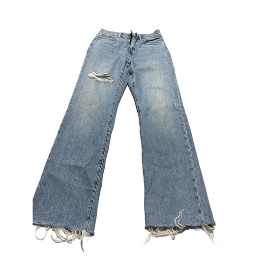 Jeans Straight By Madewell In Blue Denim, Size: 0