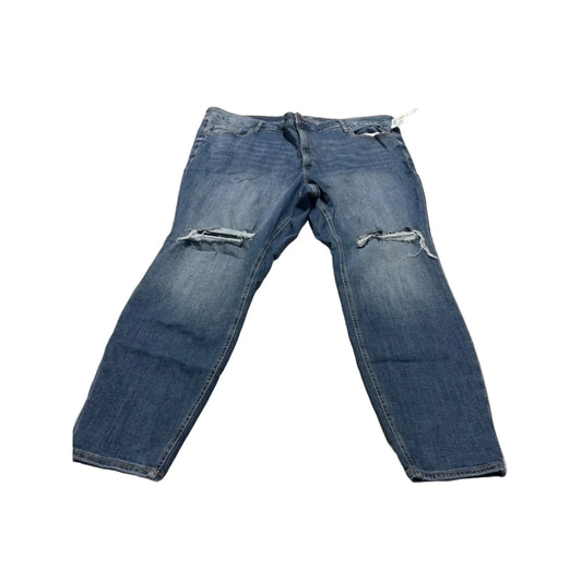 Jeans Straight By Old Navy In Blue Denim, Size: 24