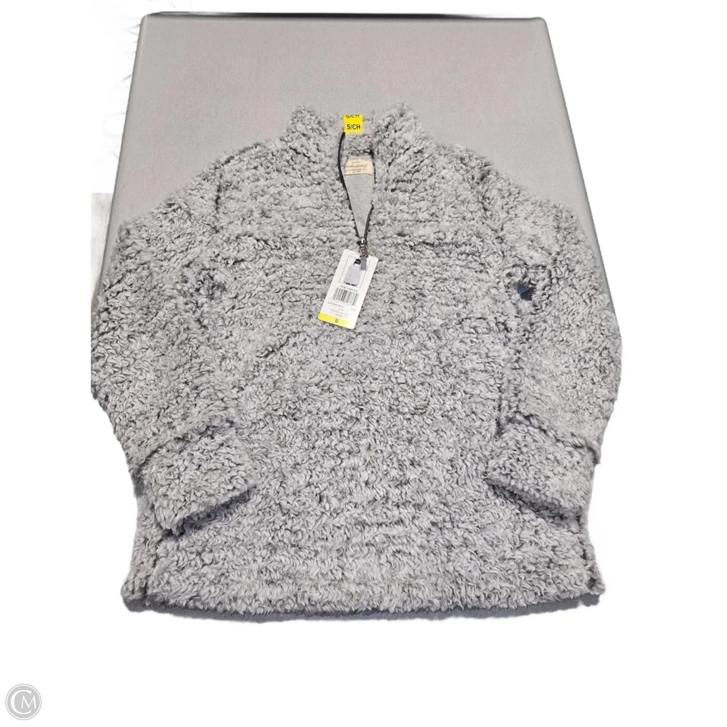 Top Long Sleeve By Weatherproof In Grey, Size: S