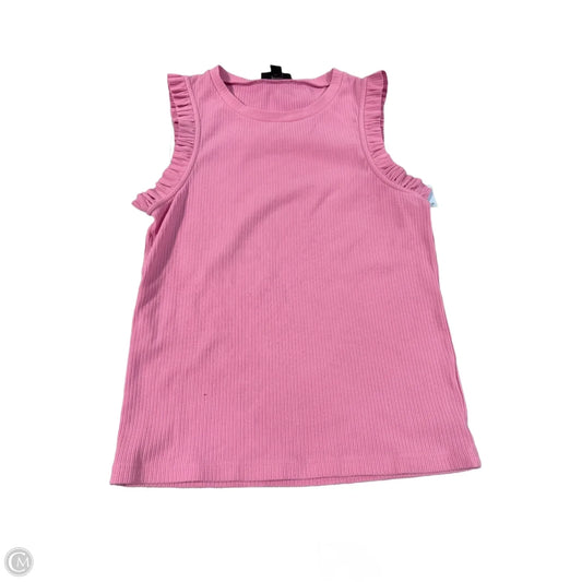 Top Sleeveless By J. Crew In Pink, Size: S