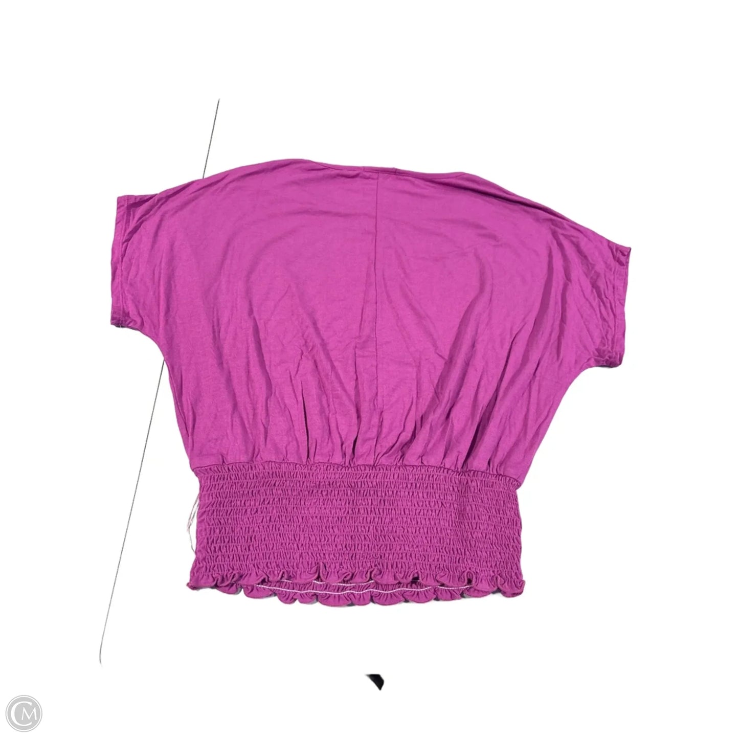 Top Short Sleeve By Staccato In Purple, Size: M