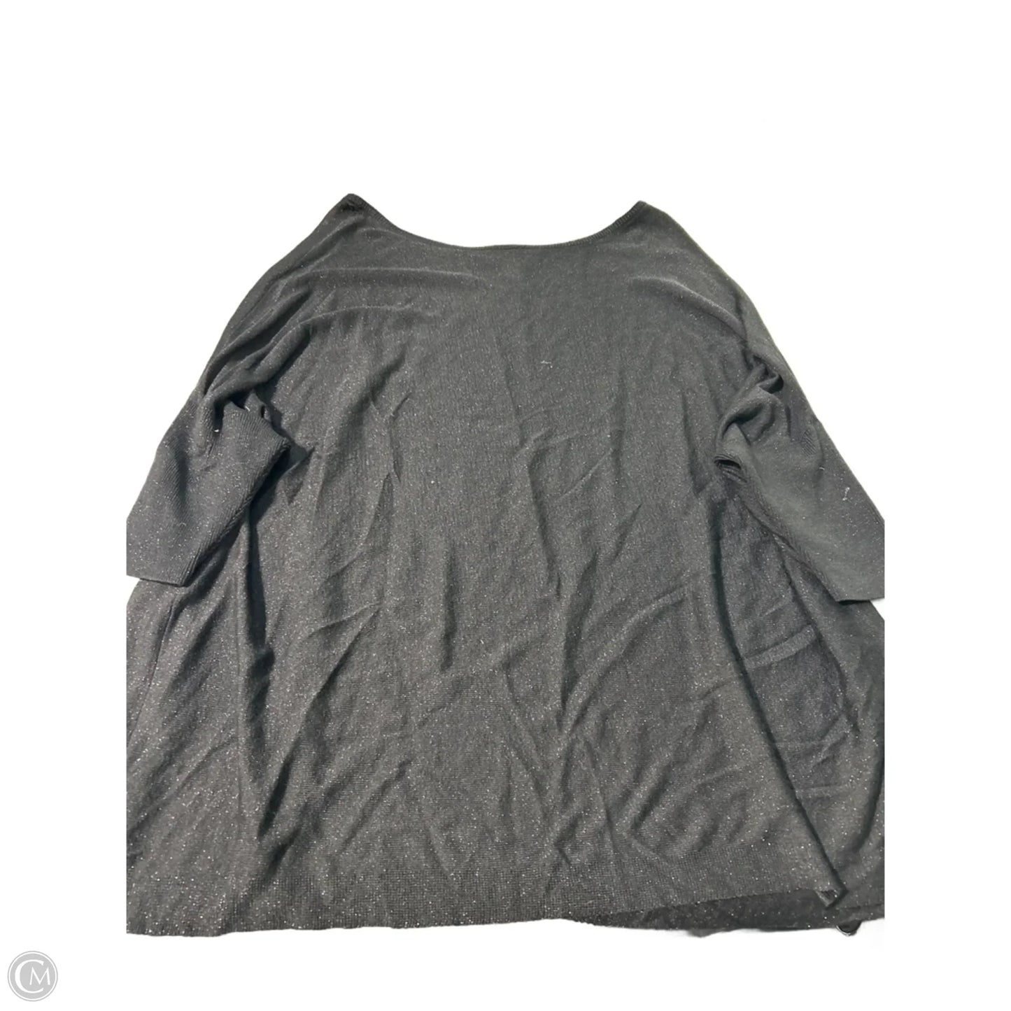 Top Short Sleeve By Lane Bryant In Black, Size: 1x