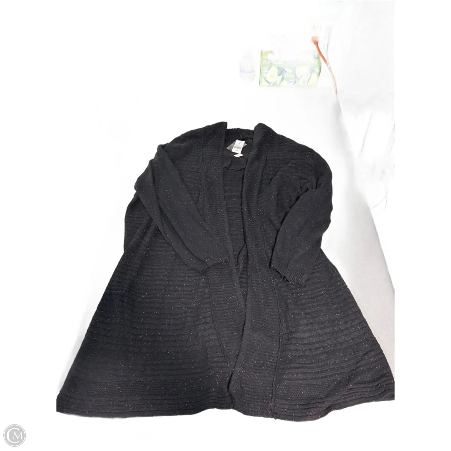 Cardigan By Lane Bryant In Black, Size: 1x