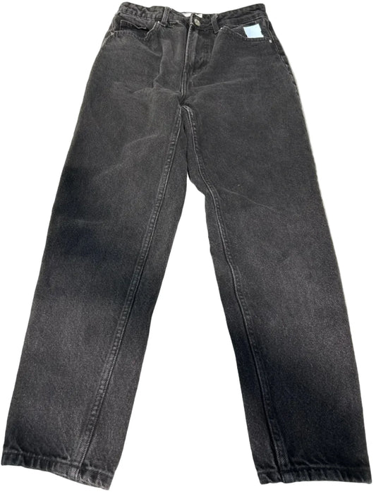Jeans Straight By Bershka In Black, Size: 4