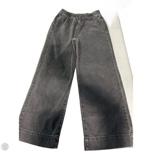 Jeans Wide Leg By American Eagle In Black, Size: 8