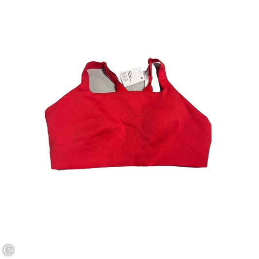 Athletic Bra By Lululemon In Red, Size: 14
