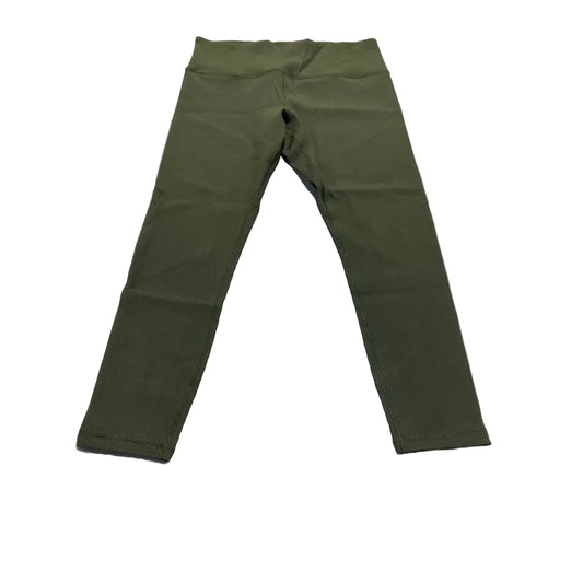 Athletic Leggings By Athleta In Green, Size: Xl