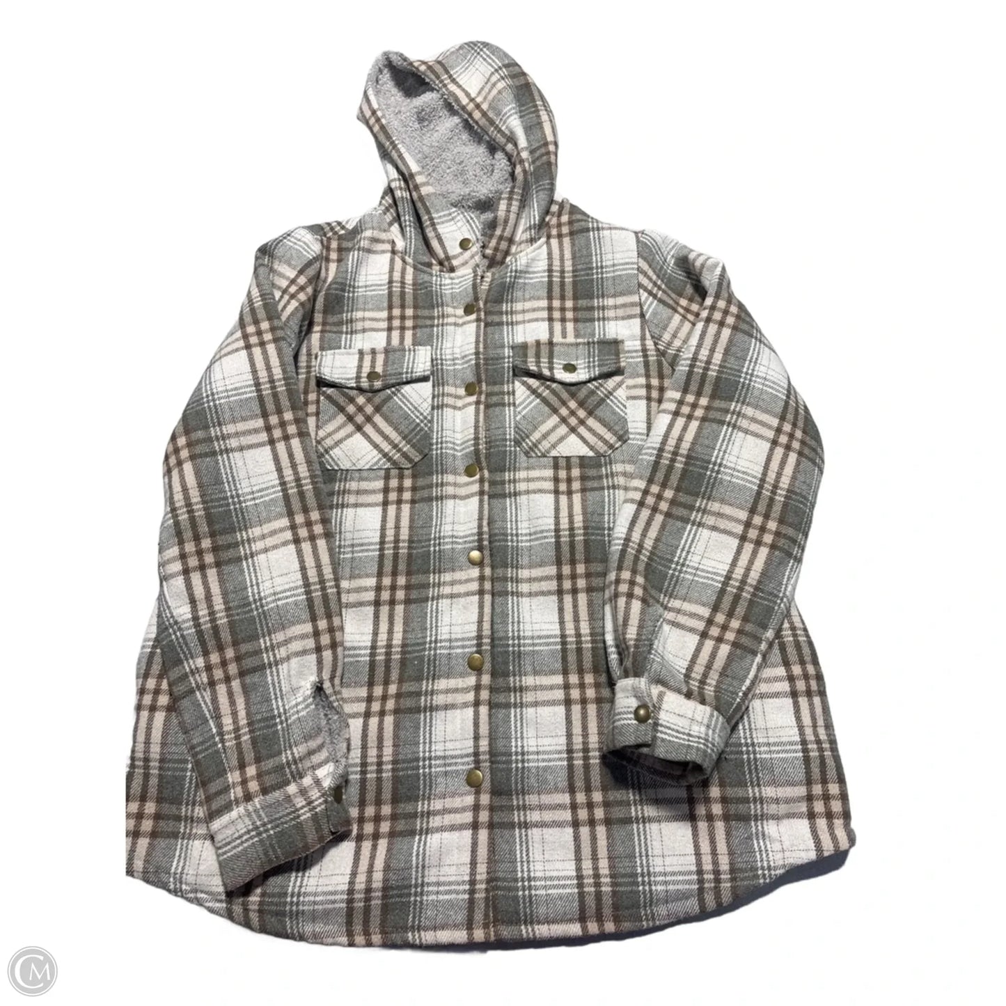 Jacket Other By Cmc In Plaid Pattern, Size: L