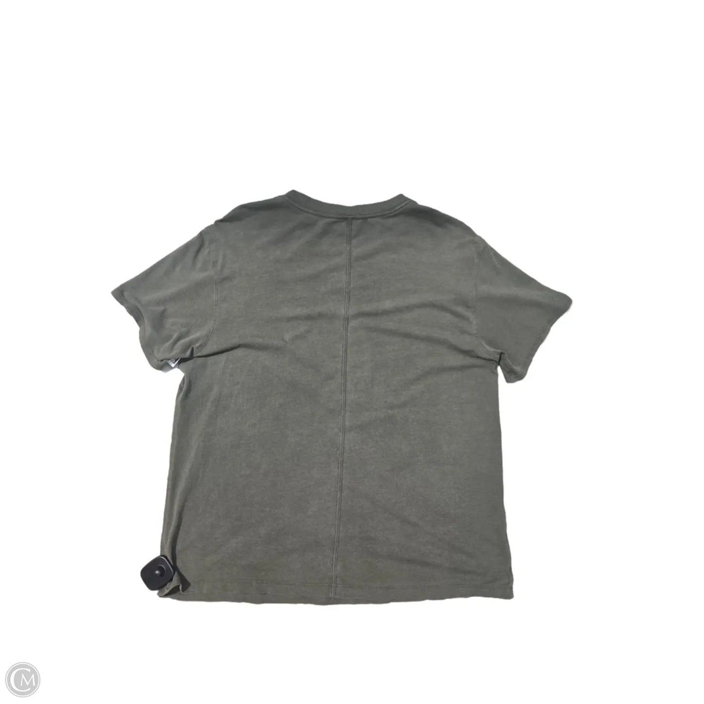 Athletic Top Short Sleeve By Lululemon In Green, Size: M