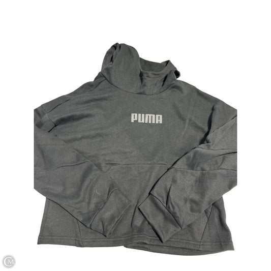 Top Long Sleeve By Puma In Black, Size: S