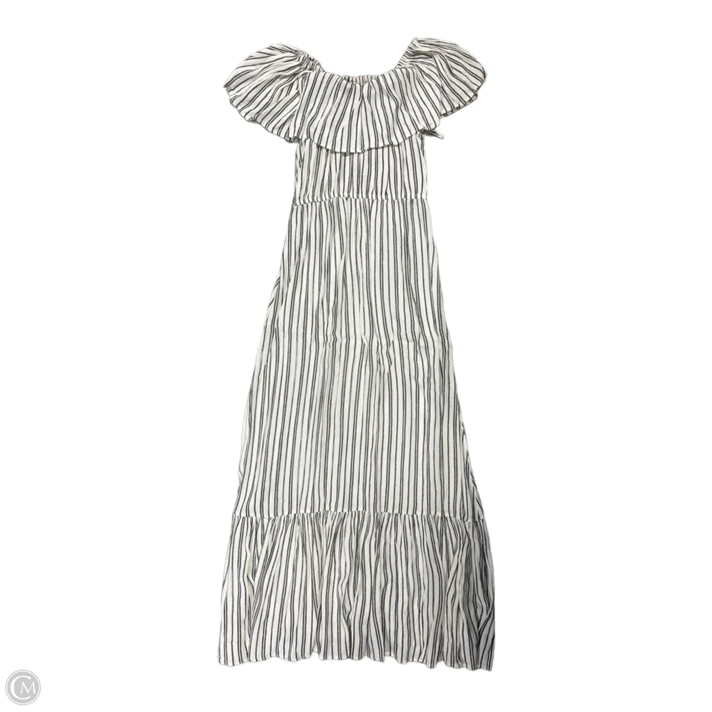 Dress Casual Maxi By Billabong In Striped Pattern, Size: M