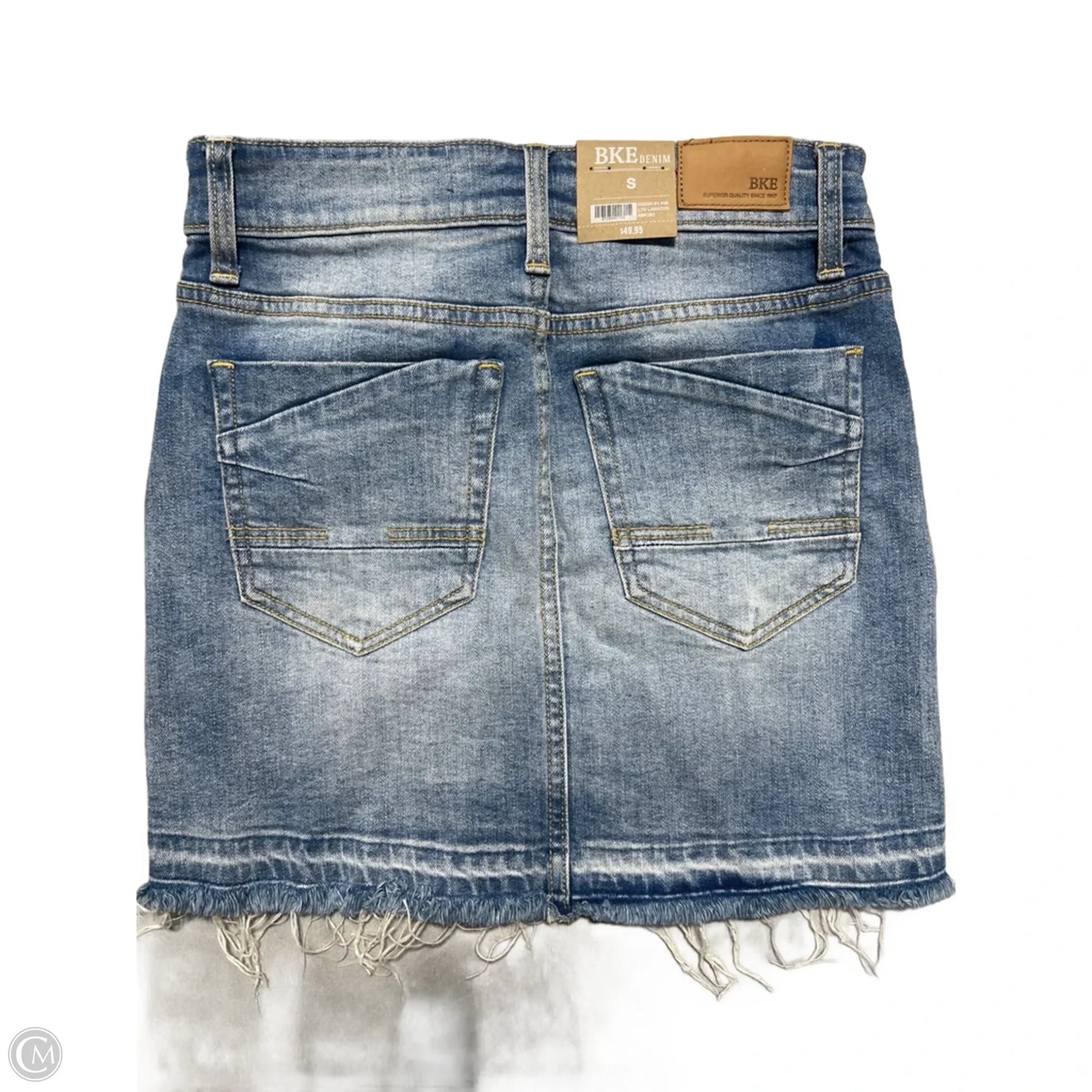 Skirt Midi By Bke In Blue Denim, Size: S