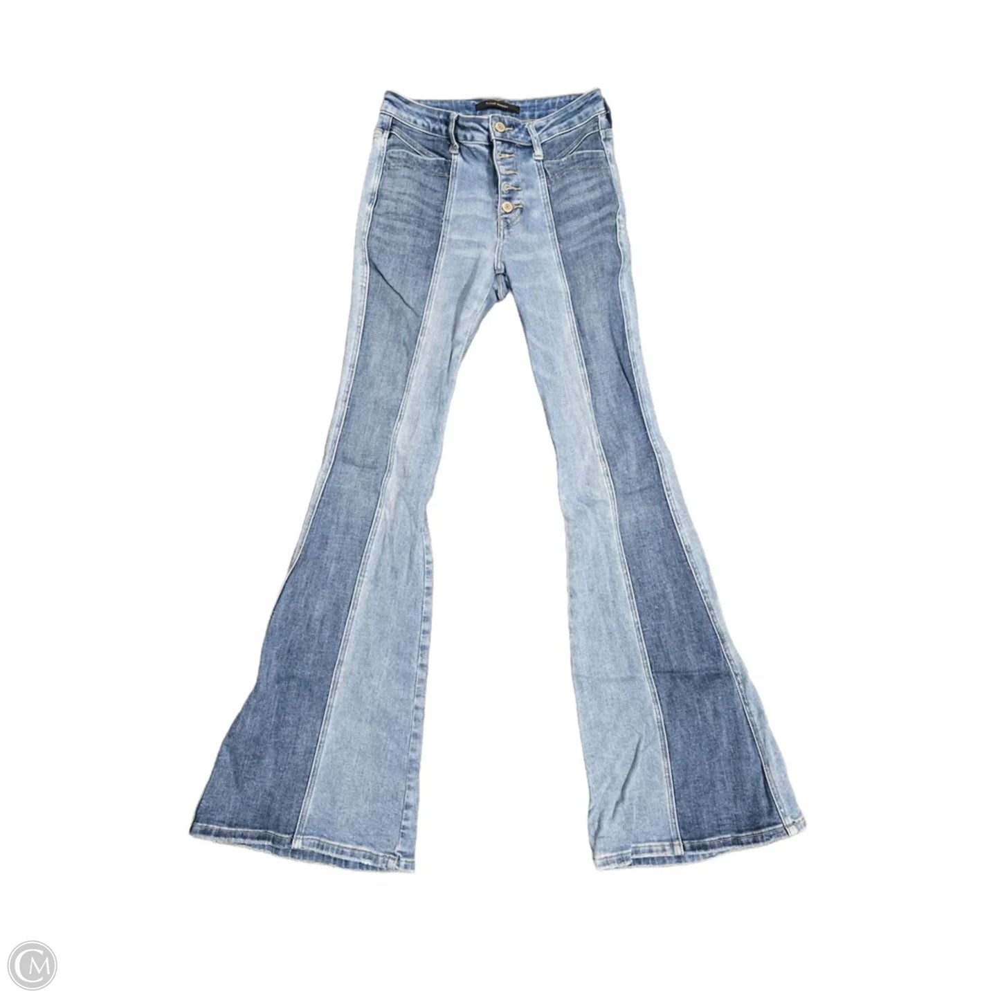 Jeans Flared By Flying Monkey In Blue Denim, Size: 4