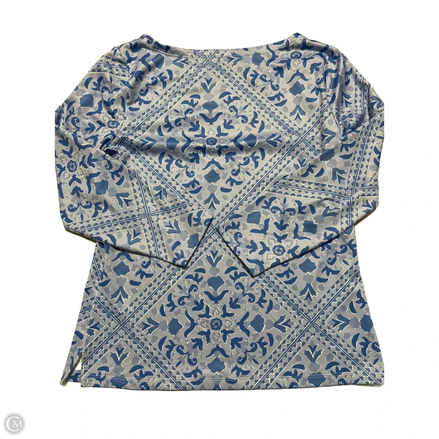 Top Long Sleeve By Vineyard Vines In Blue, Size: M